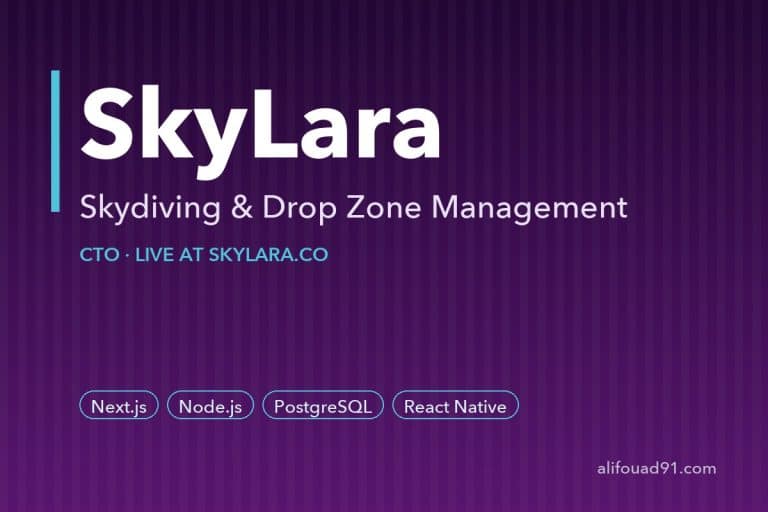 SkyLara – منصة إدارة القفز المظلي ومناطق الهبوط